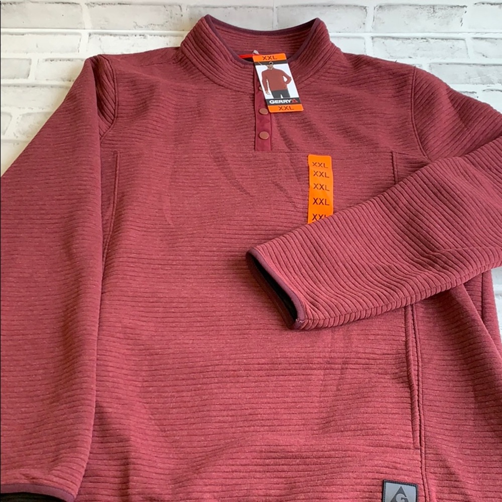 Gerry Quarter Snap Pullover Red